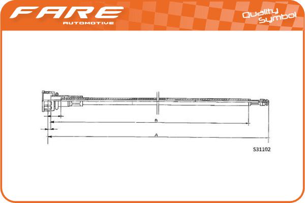Speedometer Cable (27738)
