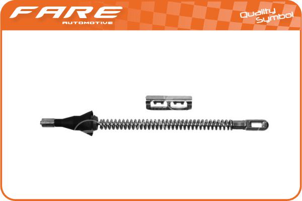 Cable Pull, parking brake (18646)