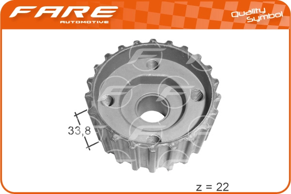 Sprocket, crankshaft (10572)