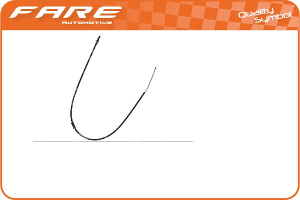 Cable Pull, parking brake (19317)