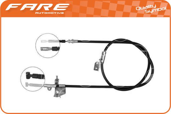 Cable Pull, parking brake (18573)