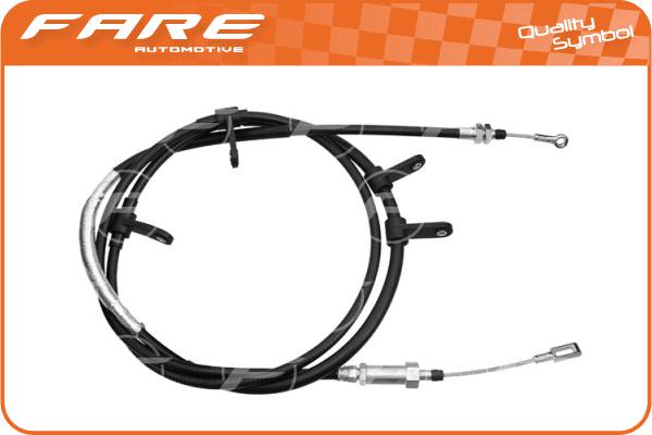 Cable Pull, parking brake (17866)