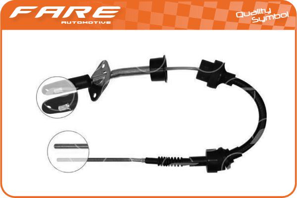 Cable Pull, clutch control (24554)