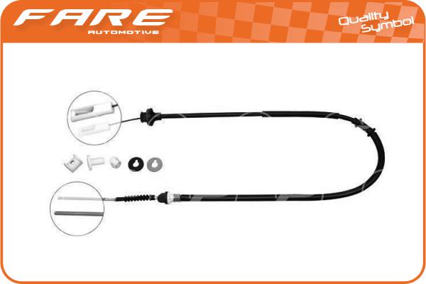 Cable Pull, clutch control (24546)