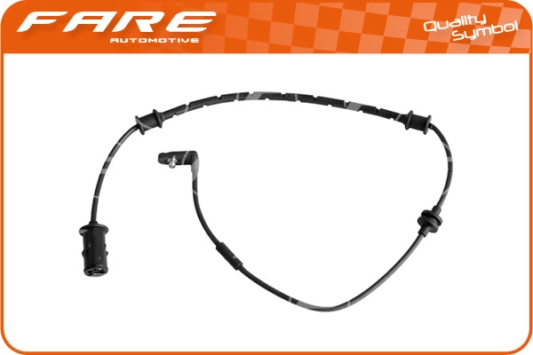 Warning Contact, brake pad wear (9762)