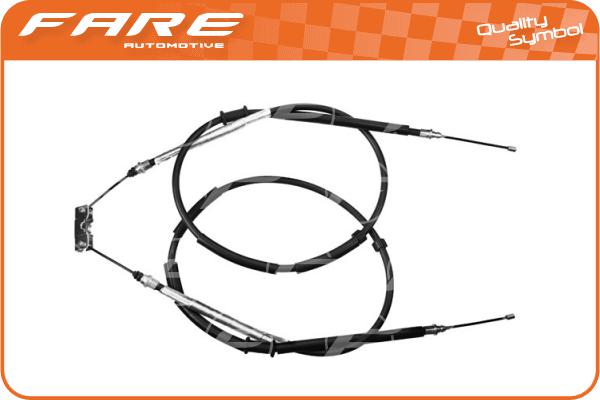 Cable Pull, parking brake (18682)