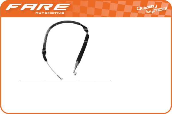 Cable Pull, parking brake (17637)