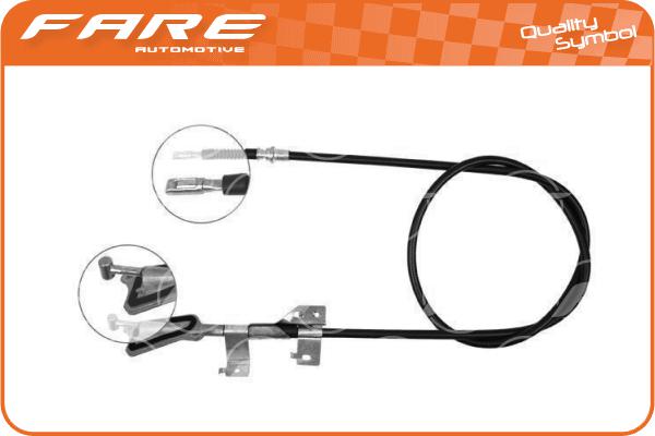 Cable Pull, parking brake (18561)