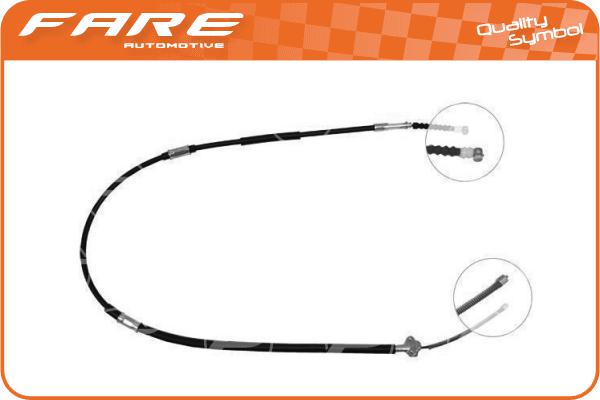 Cable Pull, parking brake (19140)
