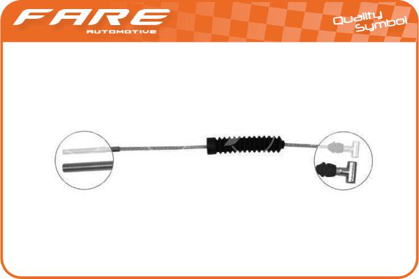Cable Pull, parking brake (19037)