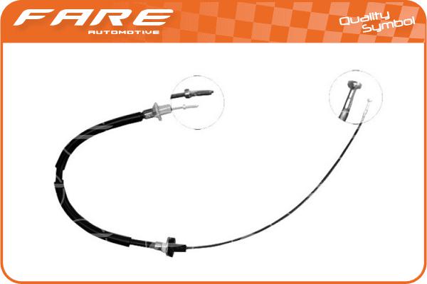 Cable Pull, clutch control (24290)