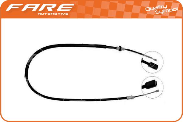 Cable Pull, parking brake (18867)