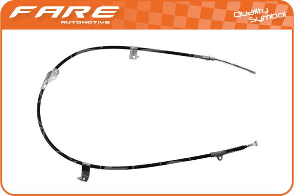 Cable Pull, parking brake (18541)