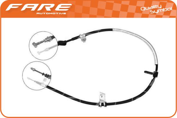 Cable Pull, parking brake (17683)