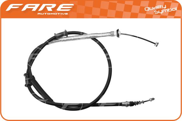 Cable Pull, parking brake (17693)