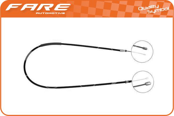 Cable Pull, parking brake (18747)