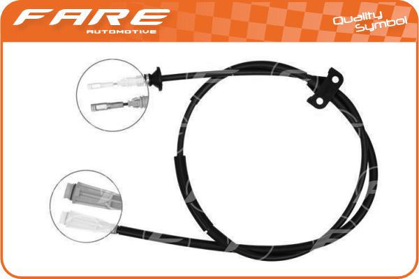 Cable Pull, parking brake (19198)
