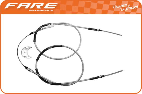 Cable Pull, parking brake (18204)