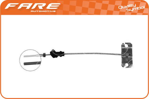 Cable Pull, parking brake (18468)