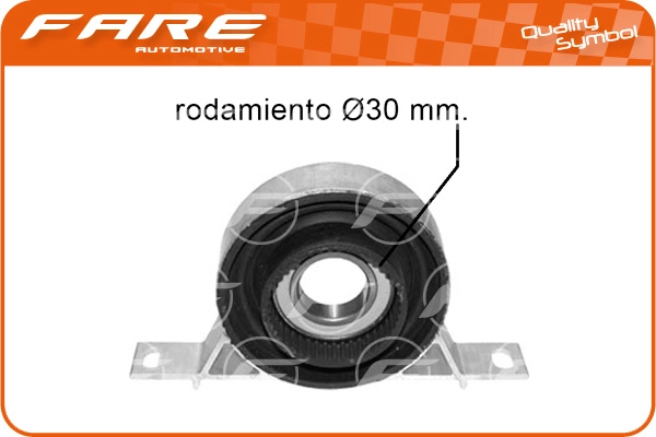 Suspension, propshaft (4970)