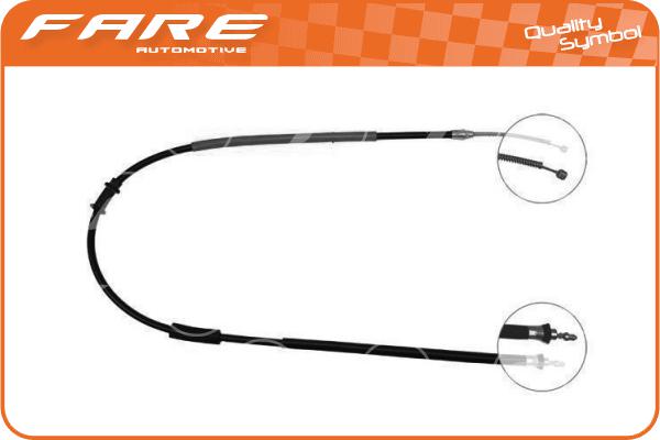 Cable Pull, parking brake (18387)