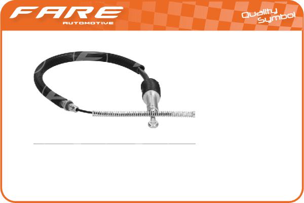 Cable Pull, parking brake (19390)