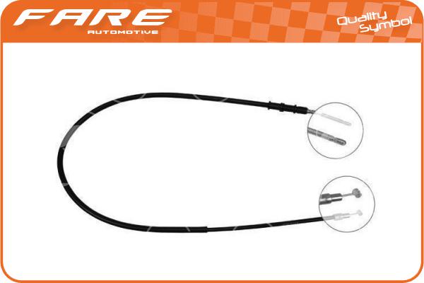Cable Pull, parking brake (19322)