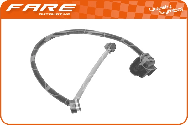 Warning Contact, brake pad wear (9770)