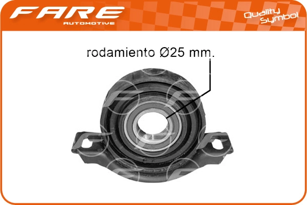 Suspension, propshaft (4350)