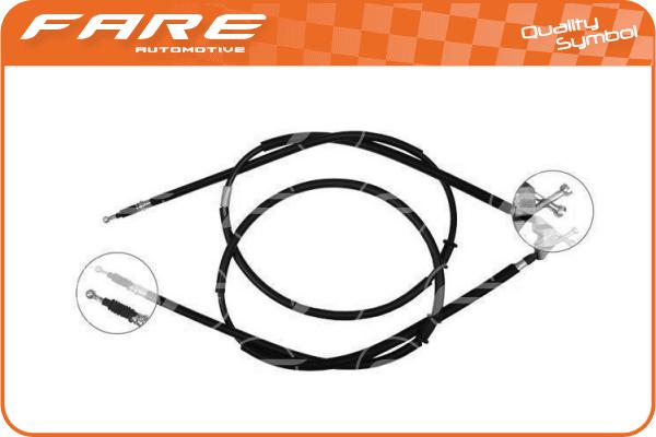 Cable Pull, parking brake (18664)