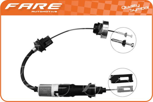 Cable Pull, clutch control (24303)
