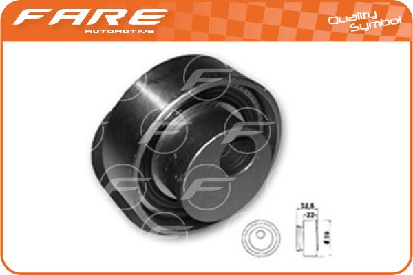 Tensioner Pulley, timing belt (21918)