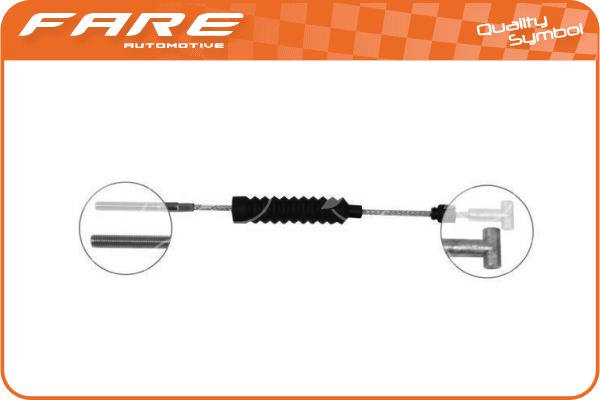 Cable Pull, parking brake (19043)