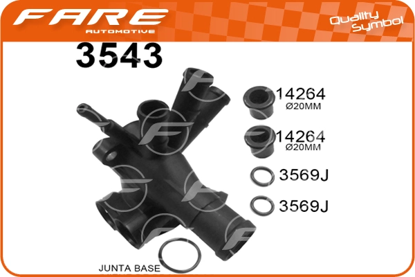 Coolant Flange (3543)