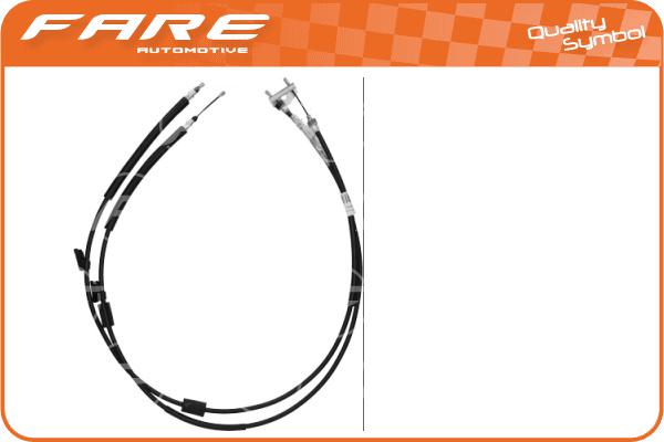 Cable Pull, parking brake (18261)