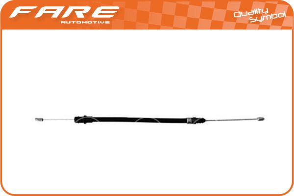 Cable Pull, parking brake (17498)