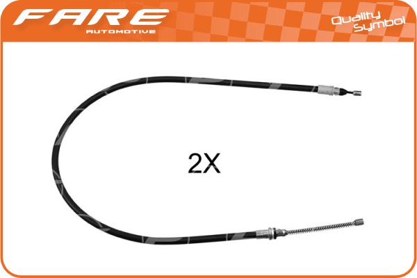 Cable Pull, parking brake (17997)