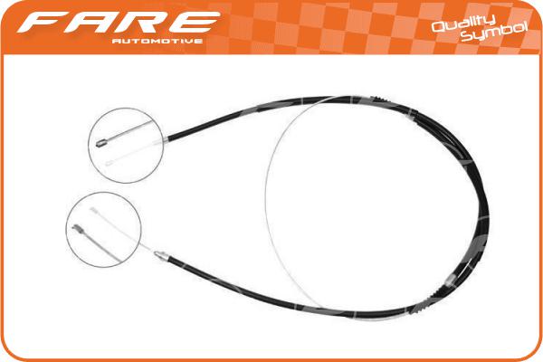 Cable Pull, parking brake (17570)