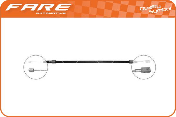 Cable Pull, parking brake (19188)