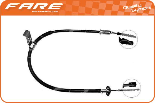 Cable Pull, parking brake (18520)