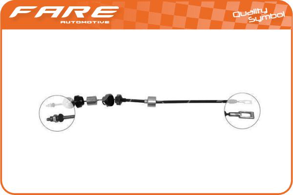 Cable Pull, clutch control (24442)