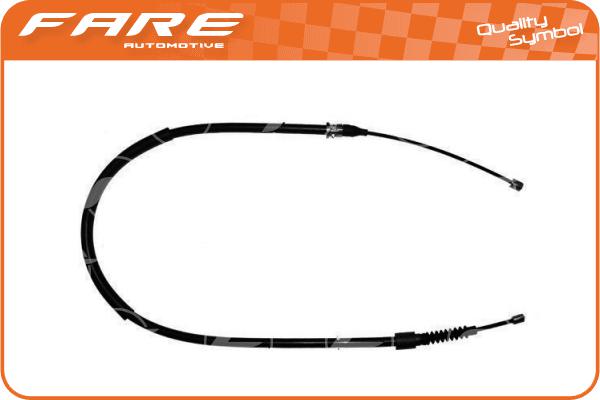 Cable Pull, parking brake (17593)