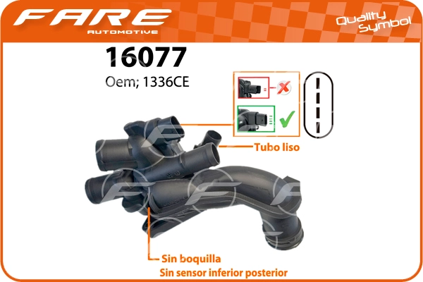Thermostat, coolant (16077)
