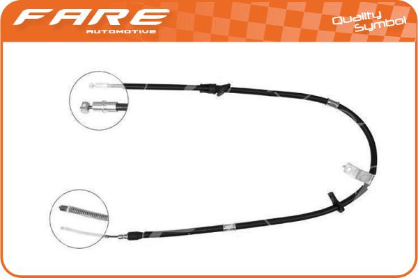 Cable Pull, parking brake (18339)