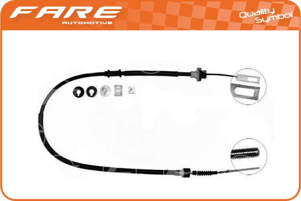 Cable Pull, clutch control (24343)