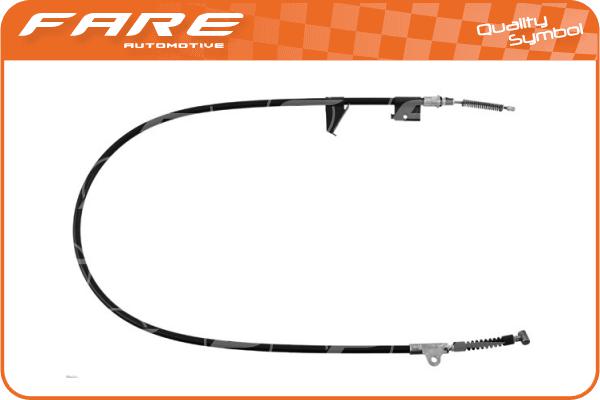 Cable Pull, parking brake (17628)