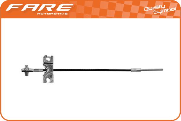 Cable Pull, parking brake (18398)