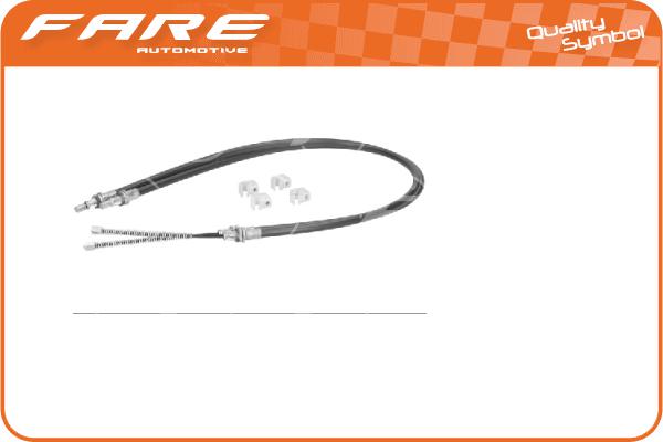 Cable Pull, parking brake (17461)