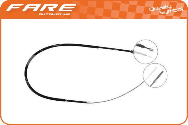 Cable Pull, parking brake (19250)
