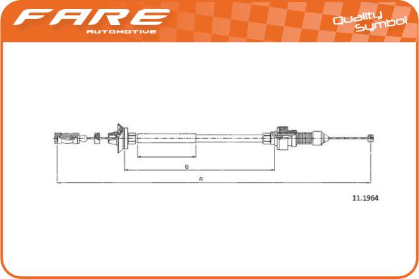Accelerator Cable (25545)